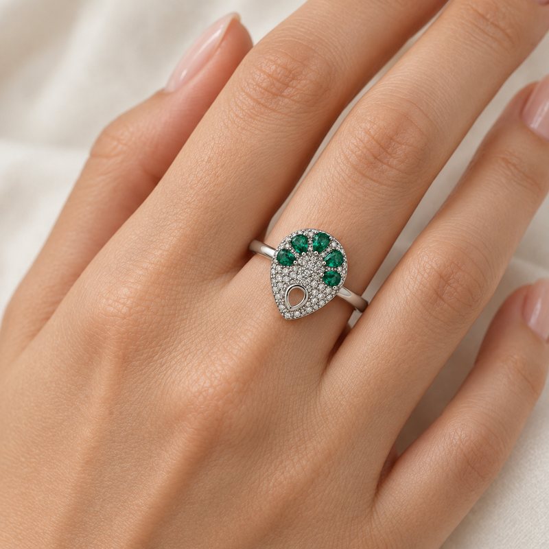 The ring, worn on the hand